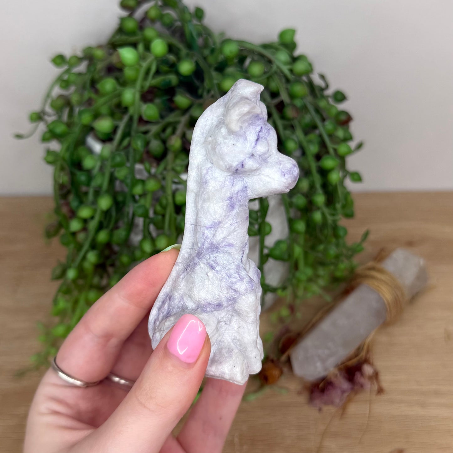 Purple Jade Giraffe (T189)