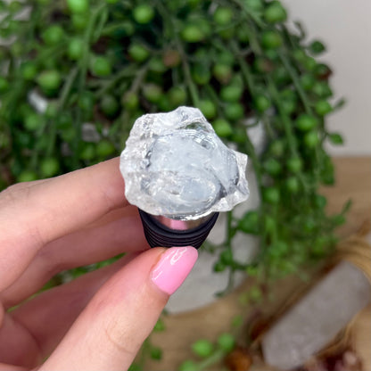 Clear Quartz Bottle Stopper
