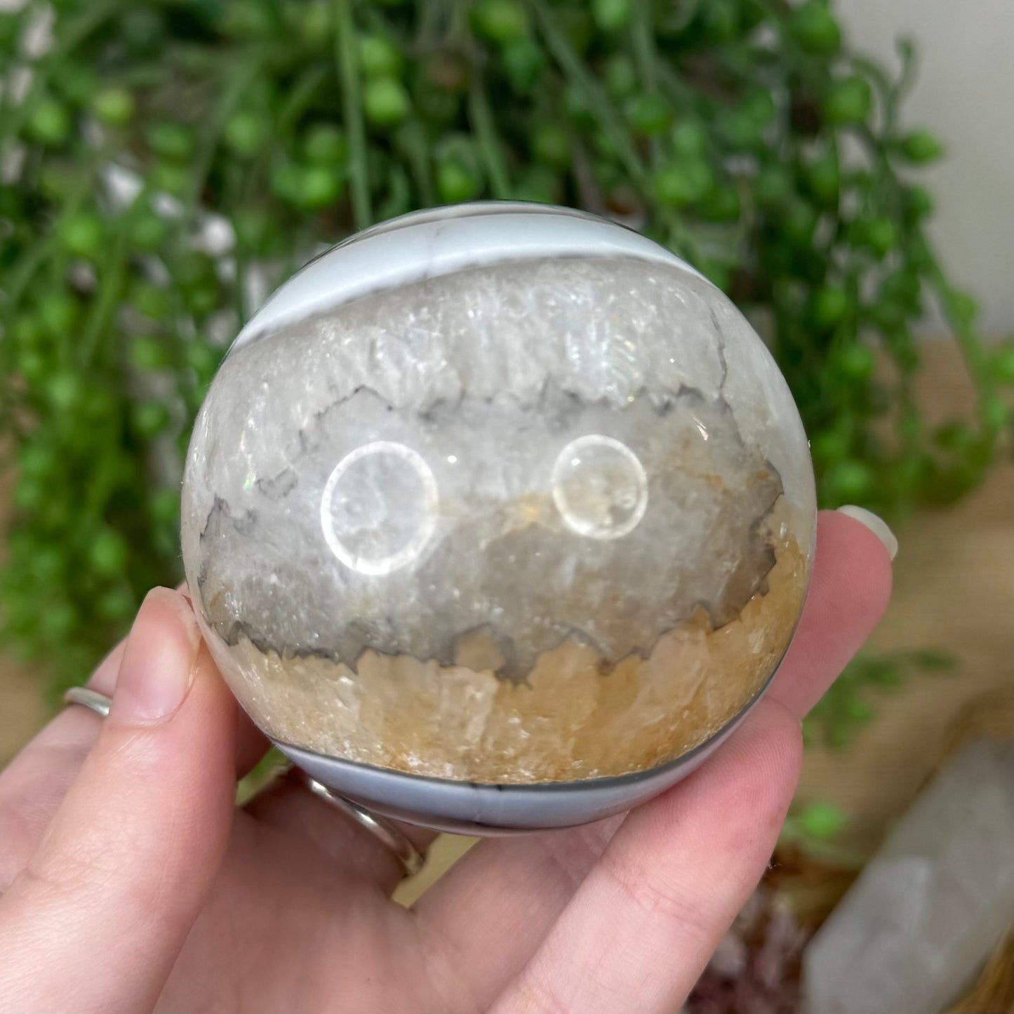 Black Agate Sphere (S5)