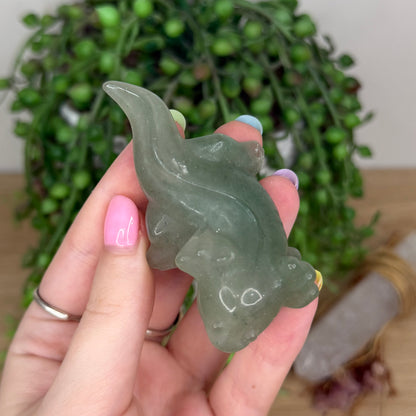 Green Aventurine Axolotl (X916)