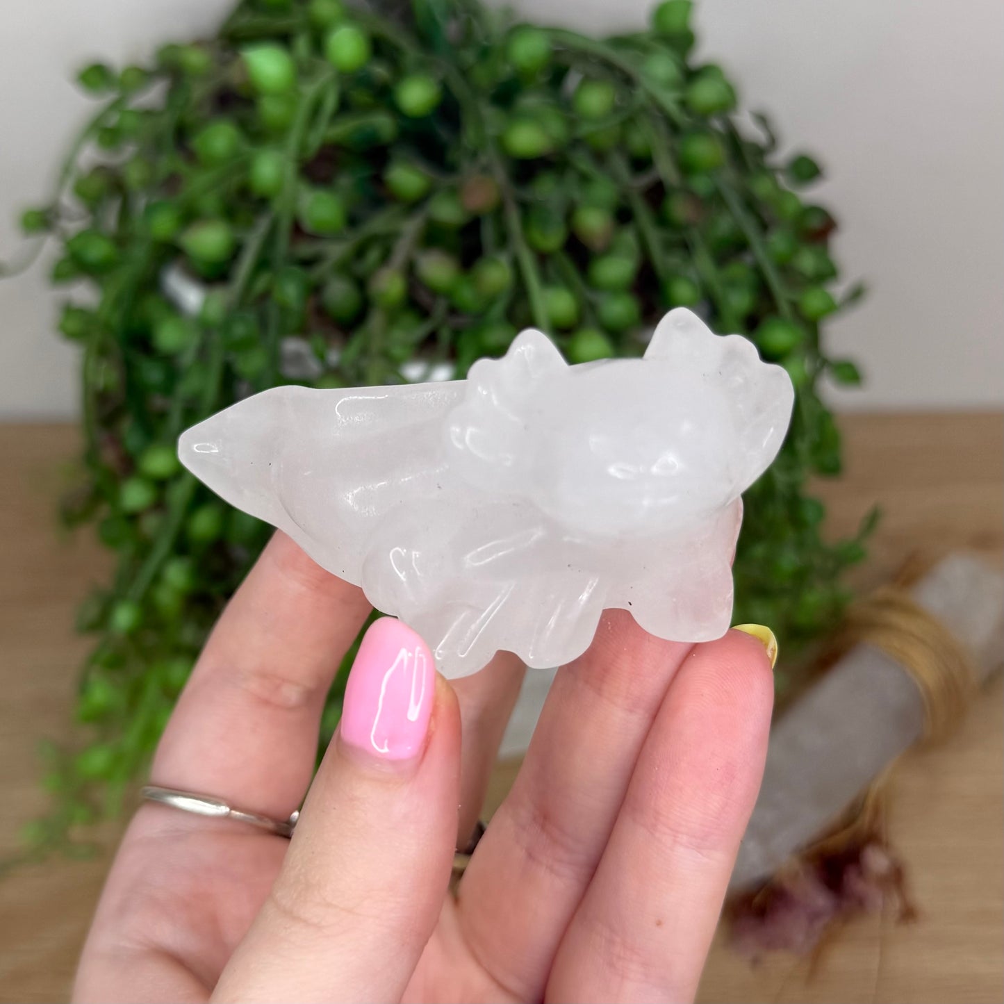 Clear Quartz Axolotl (X915)