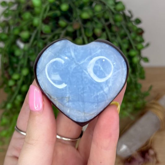 Owyhee Blue Opal Heart (X974)