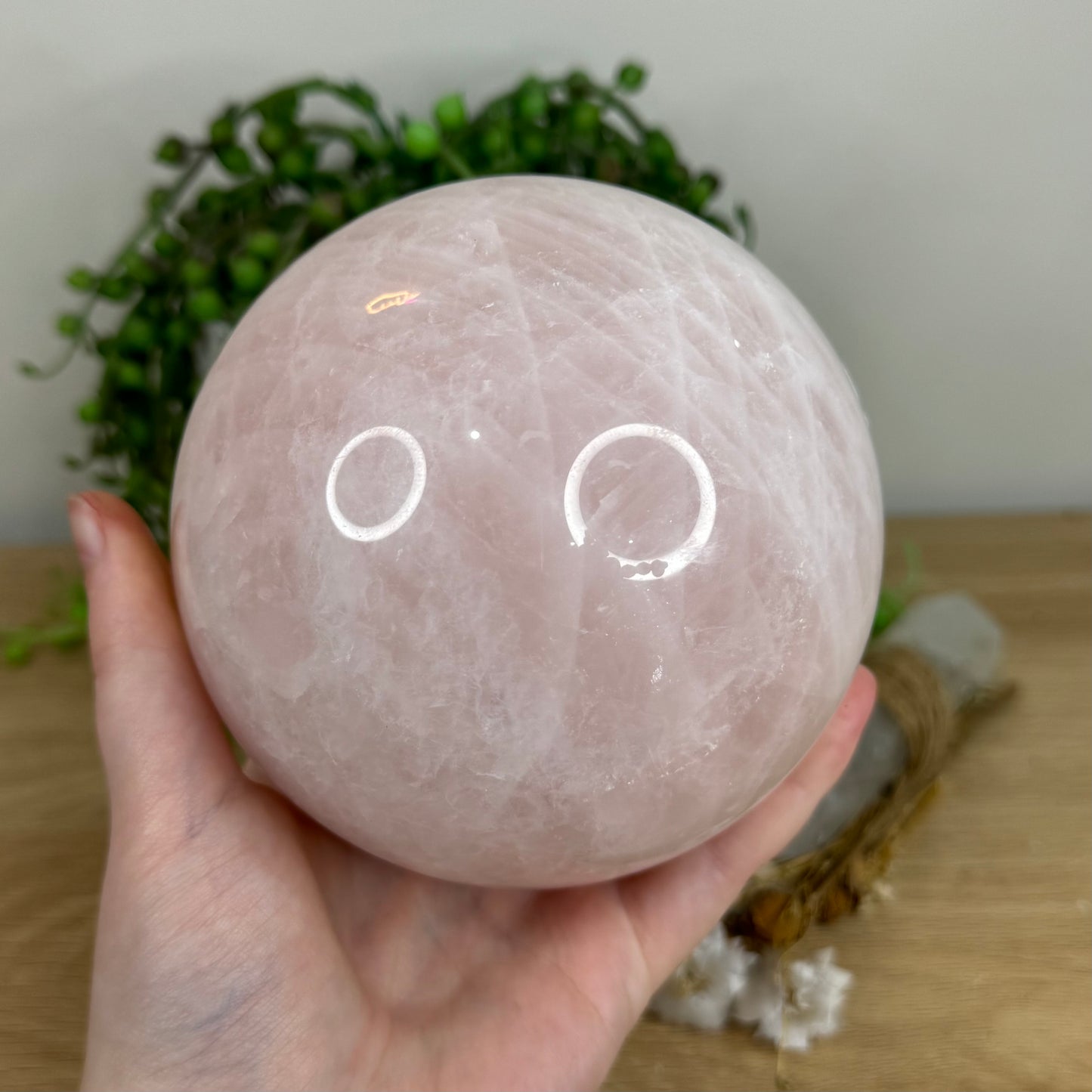 Rose Quartz Sphere (O24)