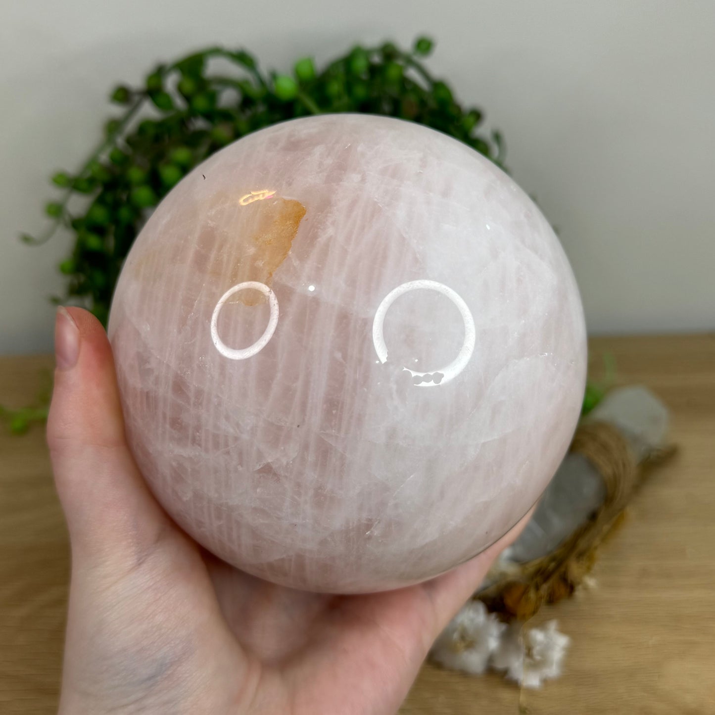 Rose Quartz Sphere (O24)