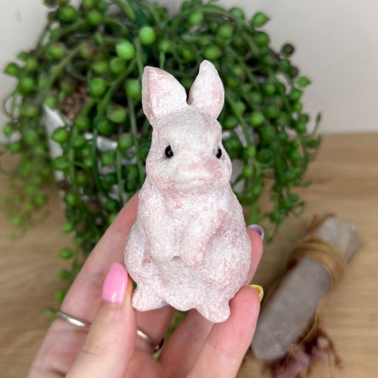 Pink Opal Bunny (Y163)