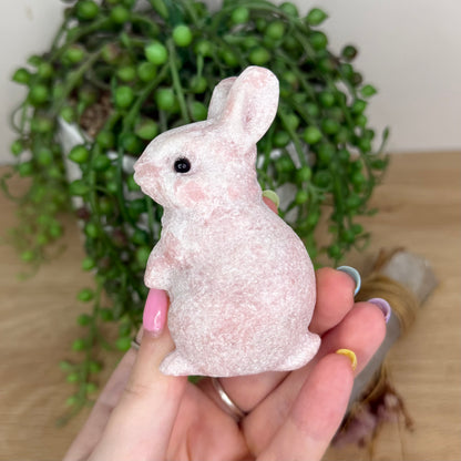 Pink Opal Bunny (Y163)