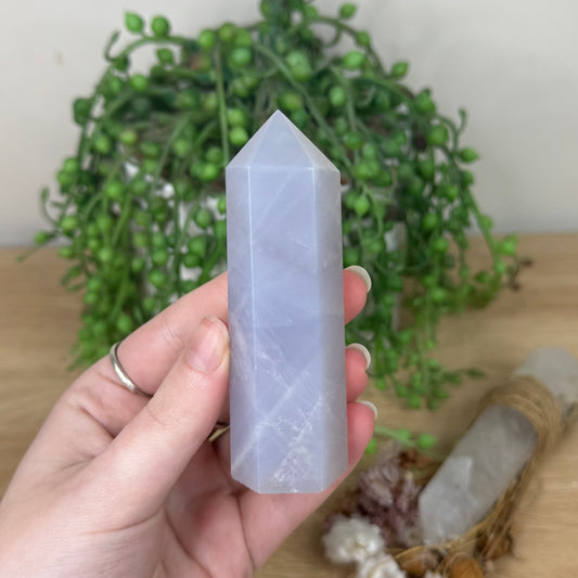 Blue Rose Quartz Point (R935)
