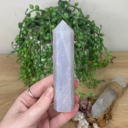 Blue Rose Quartz Point (R939)