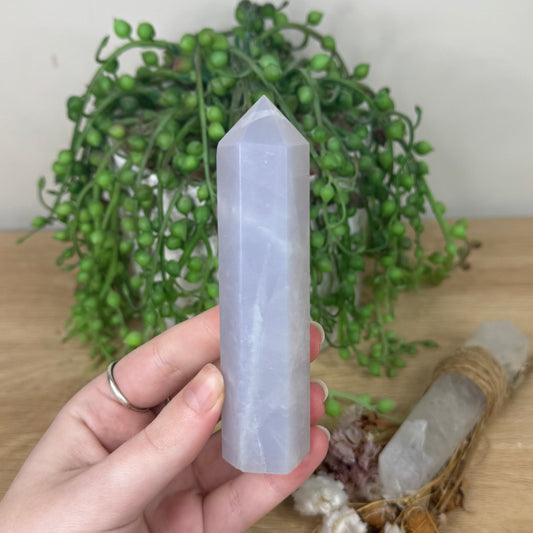 Blue Rose Quartz Point (R937)