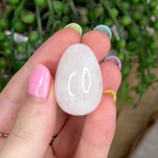 Clear Quartz Mini Egg