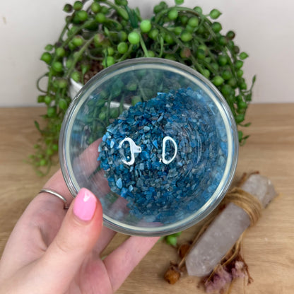 Blue Apatite Cup
