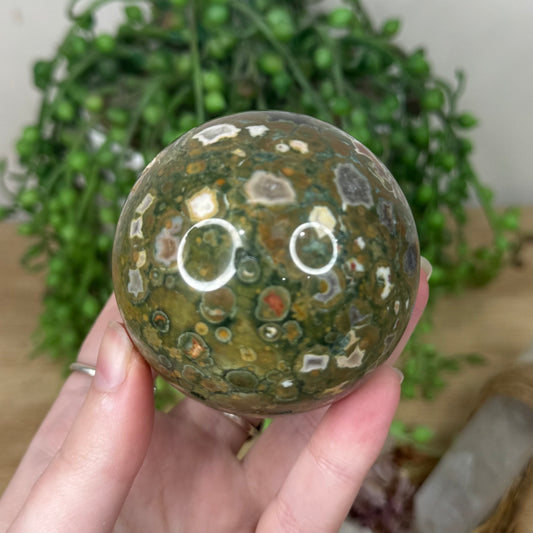 Rainforest Jasper Sphere (S12)