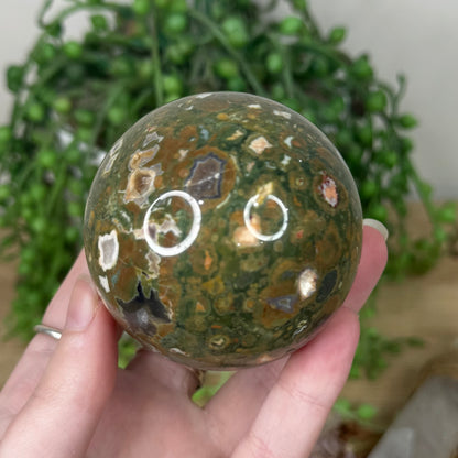 Rainforest Jasper Sphere (S12)