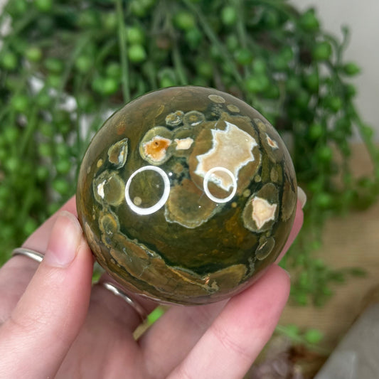 Rainforest Jasper Sphere (S11)