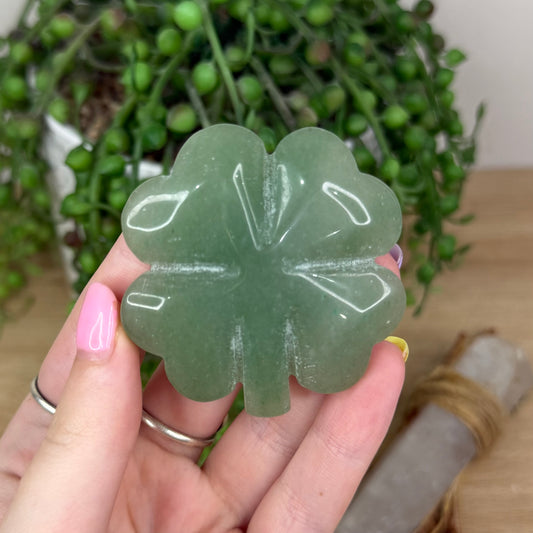 Green Aventurine Four Leaf Clover (Y111)