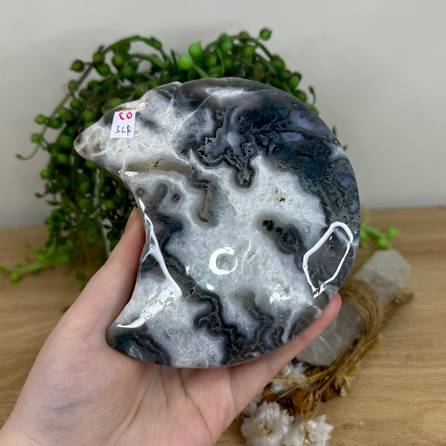 Moss Agate Moon (O3)