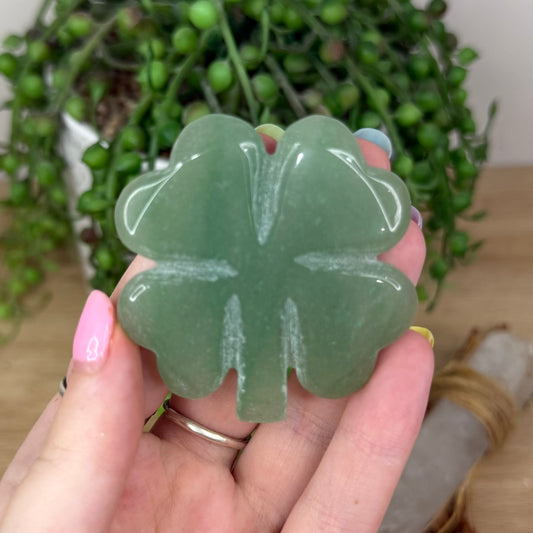 Green Aventurine Four Leaf Clover (Y108)