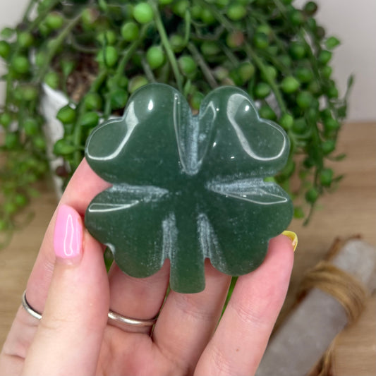 Green Aventurine Four Leaf Clover (Y109)