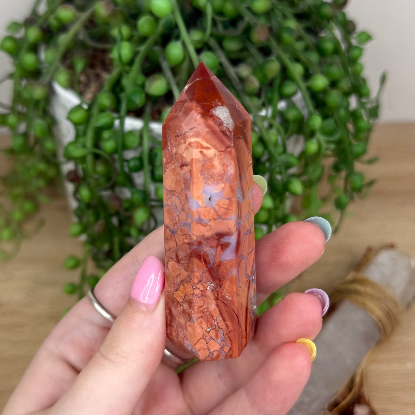 Pink Candy Agate Point (Y145)