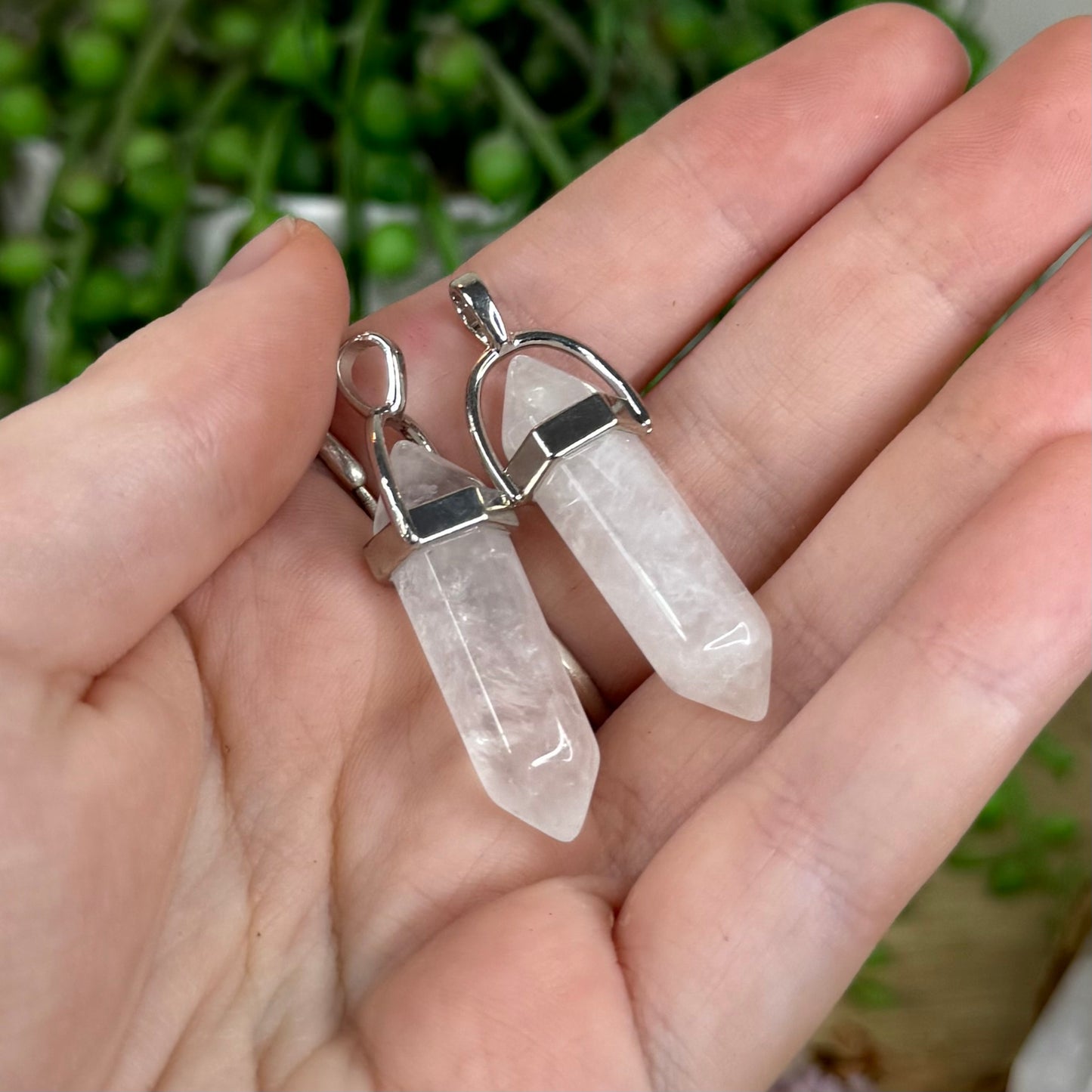 Clear Quartz Dt Pendant