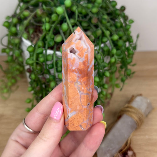 Pink Candy Agate Point (Y143)