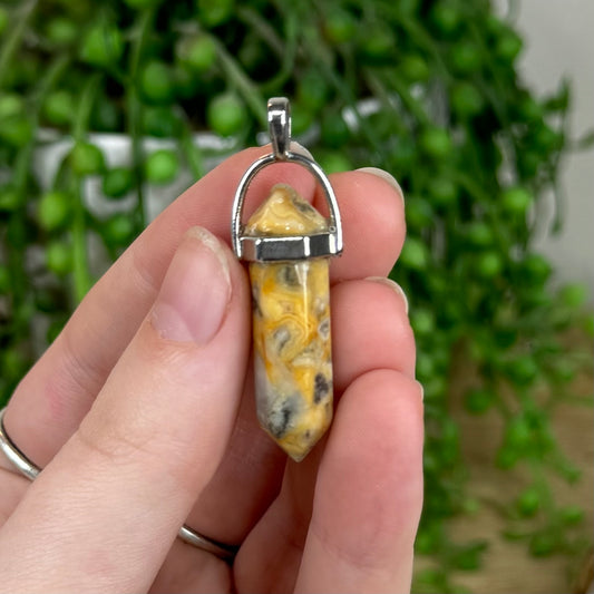 Crazy Lace Agate Dt Pendant 1