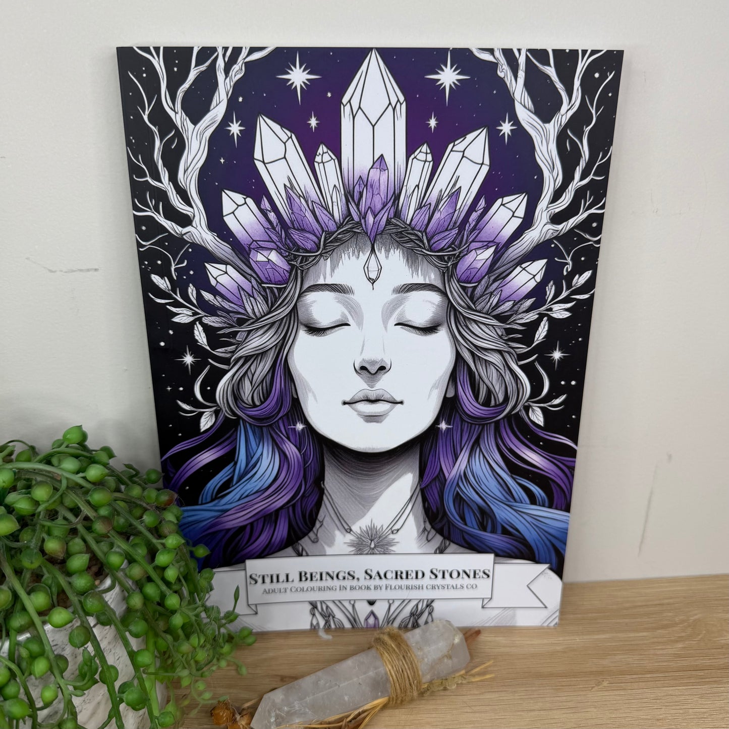 Still Beings, Sacred Stones Colouring Book