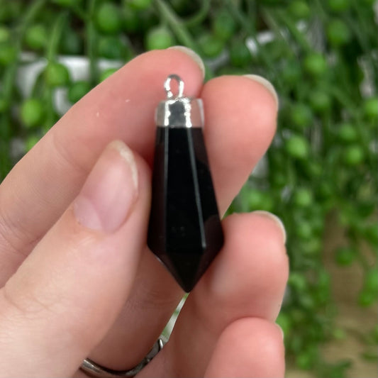 Black Obsidian Pendant (I716)