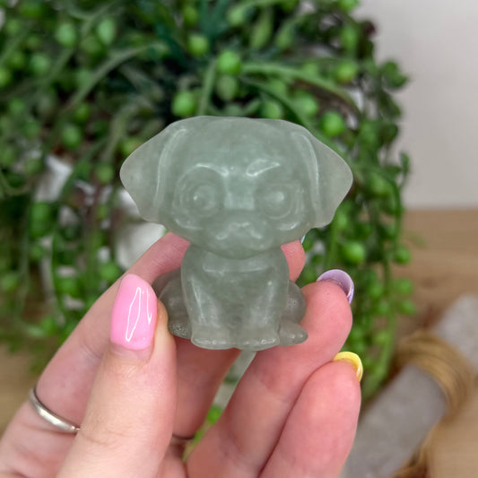Green Aventurine Dog (Y192)