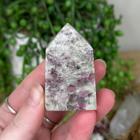 Pink Tourmaline Point (S263)