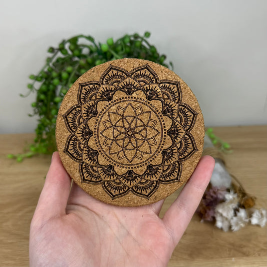 Mandala Cork Coaster