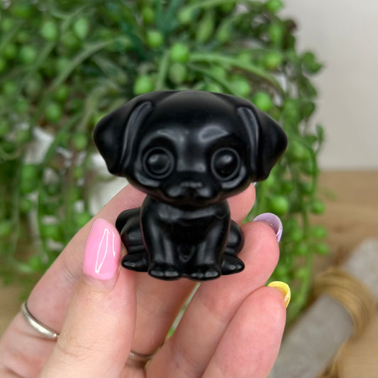 Black Obsidian Dog (Y201)