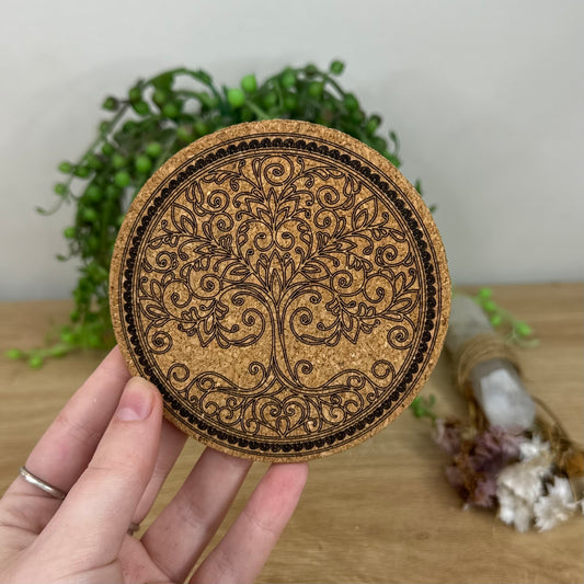 Tree Of Life Cork Coaster