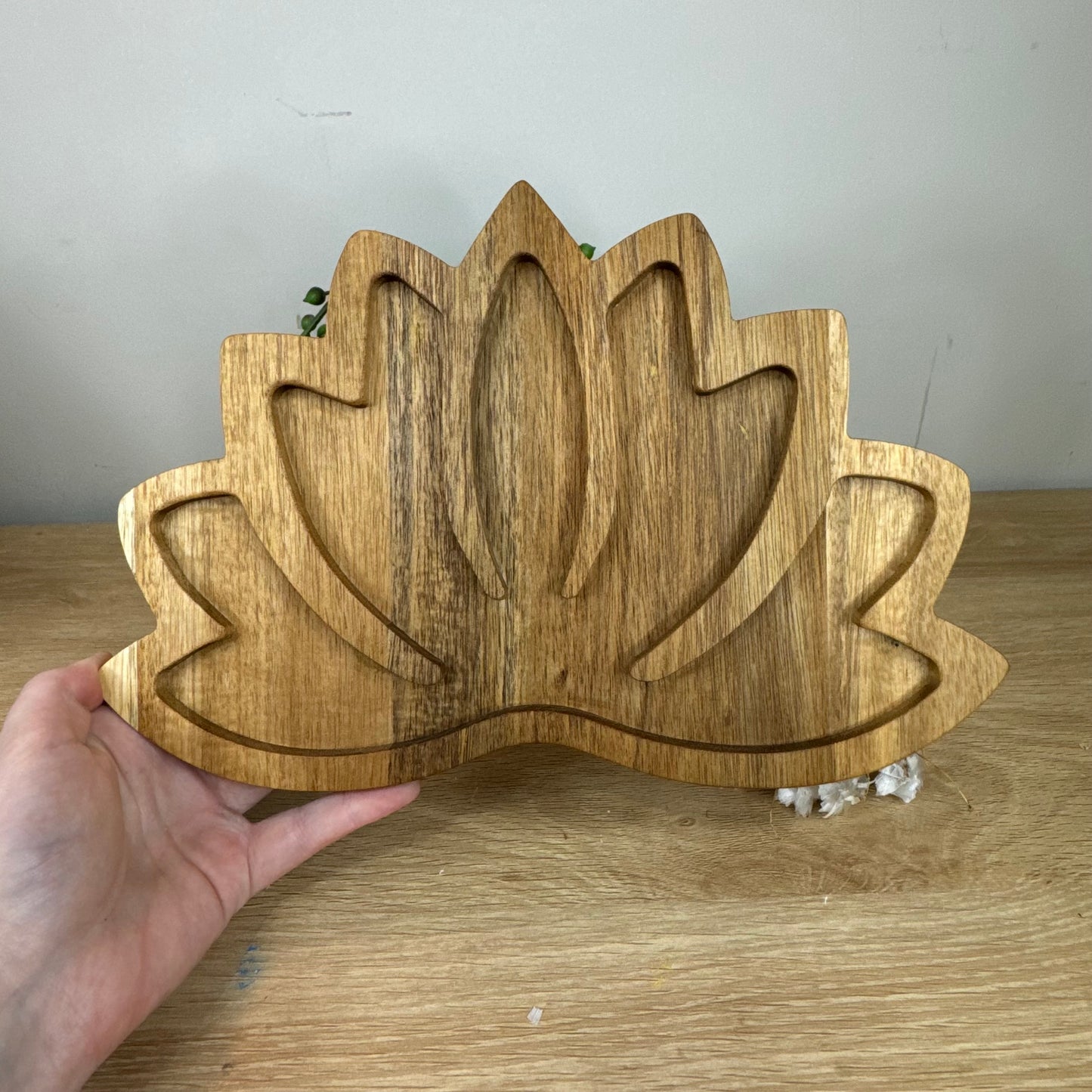 Wooden Lotus Bowl 2