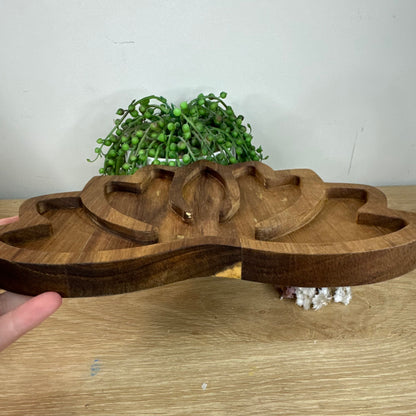 Wooden Lotus Bowl 3