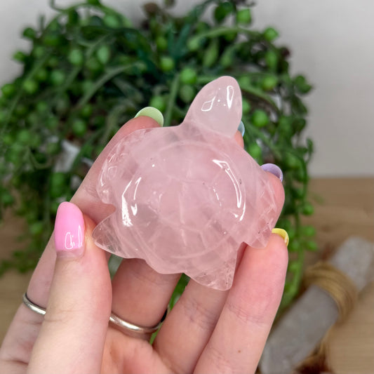 Rose Quartz Turtle (Y206)