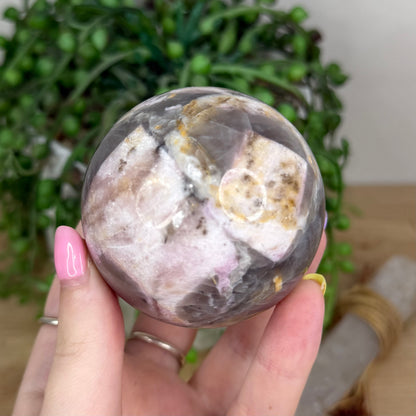 Pink Tourmaline Sphere (Y158)