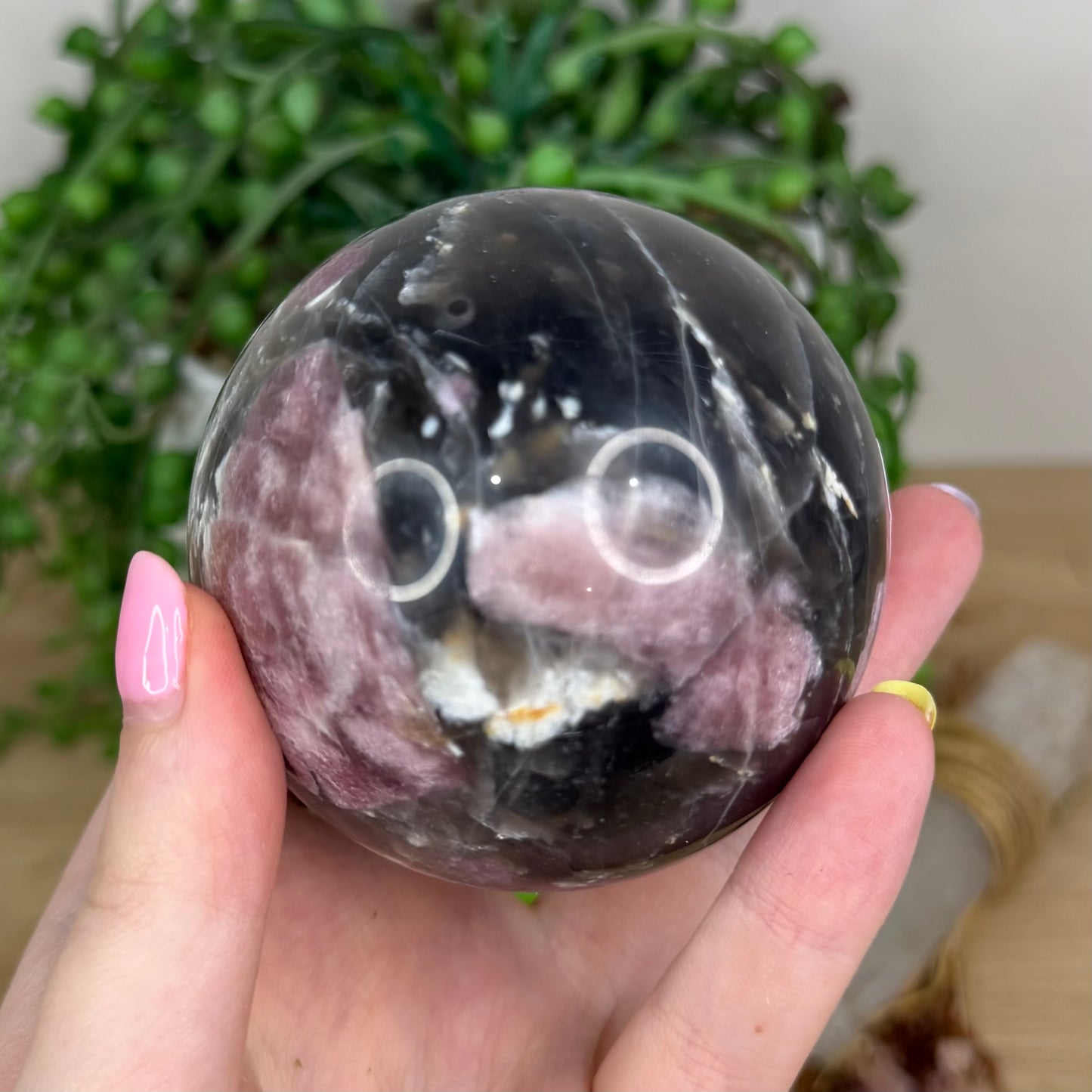 Pink Tourmaline Sphere (Y160)