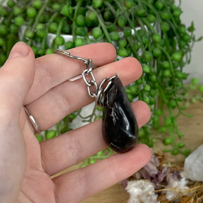 Agate Geode Keychain (I418)