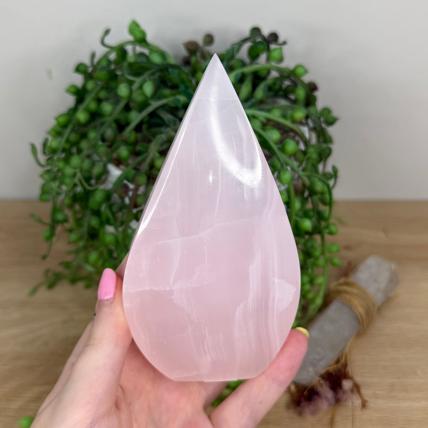 Pink Mangano Calcite Arch Free Form (Y217)