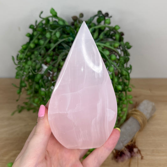 Pink Mangano Calcite Arch Free Form (Y217)