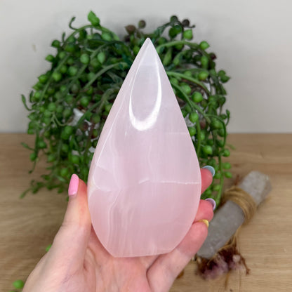 Pink Mangano Calcite Arch Free Form (Y217)