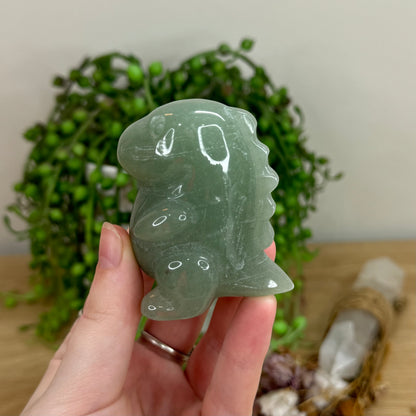 Green Aventurine Chubby Dino (O59)