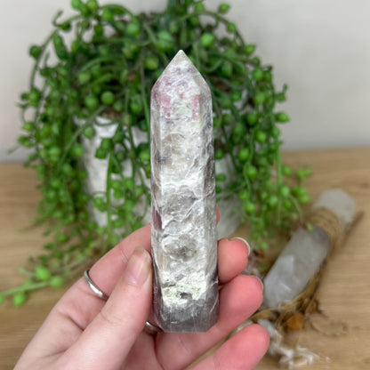 Pink Tourmaline Point (S190)