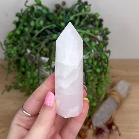 Pink Mangano Calcite Point (Y241)