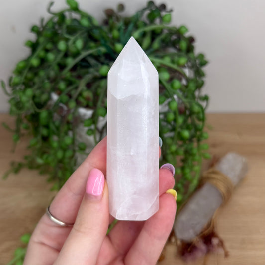 Pink Mangano Calcite Point (Y248)