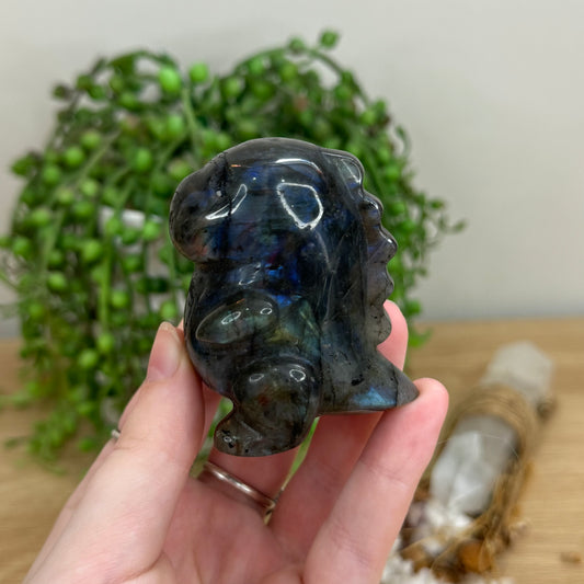 Labradorite Chubby Dino (O56)