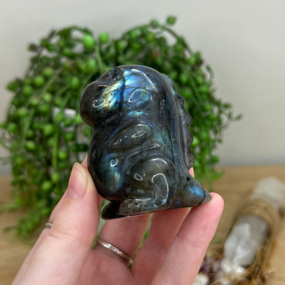 Labradorite Chubby Dino (O56)