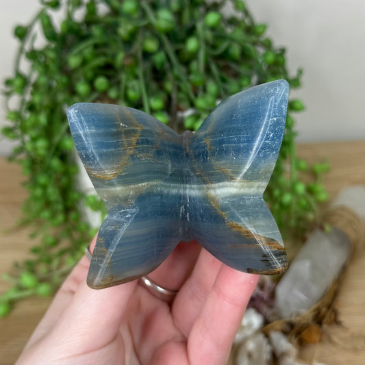 Blue Onyx Butterfly (S166)