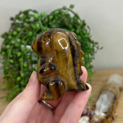 Tiger Eye Chubby Dino (O66)